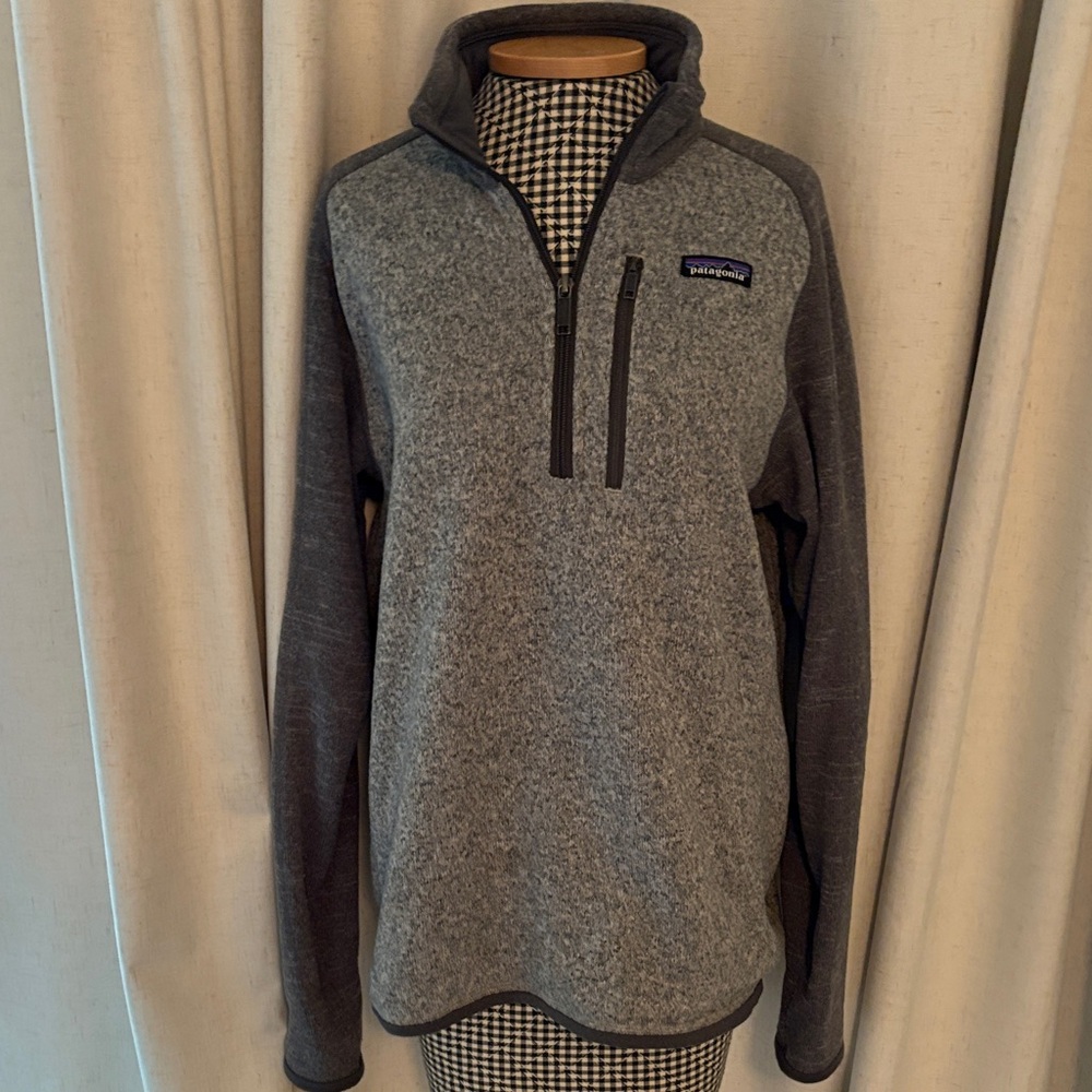 Patagonia Men's Gray Half-Zip Better Sweater